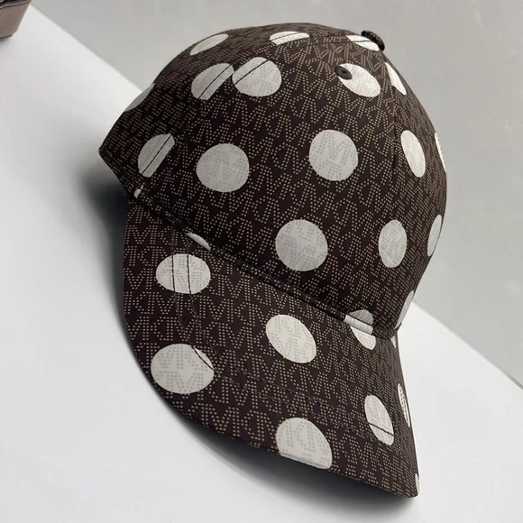 Michael Kors Women's Baseball Cap Hat Adjustable OS Chocolate BROWN DOTS
NWT - Picture 2 of 16